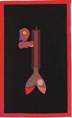 Tapestrie, The Man with the Column, Gobelin. Erich Engelbrecht, Melle, Fougis